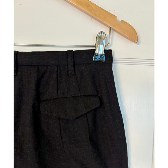 Jil Sander Luxury Black Tailored Wool Trousers Pants- Size US 8/28, EU 38 - Picture 3 of 5